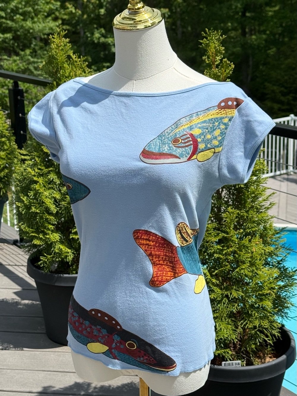 RANNA fish print shirt